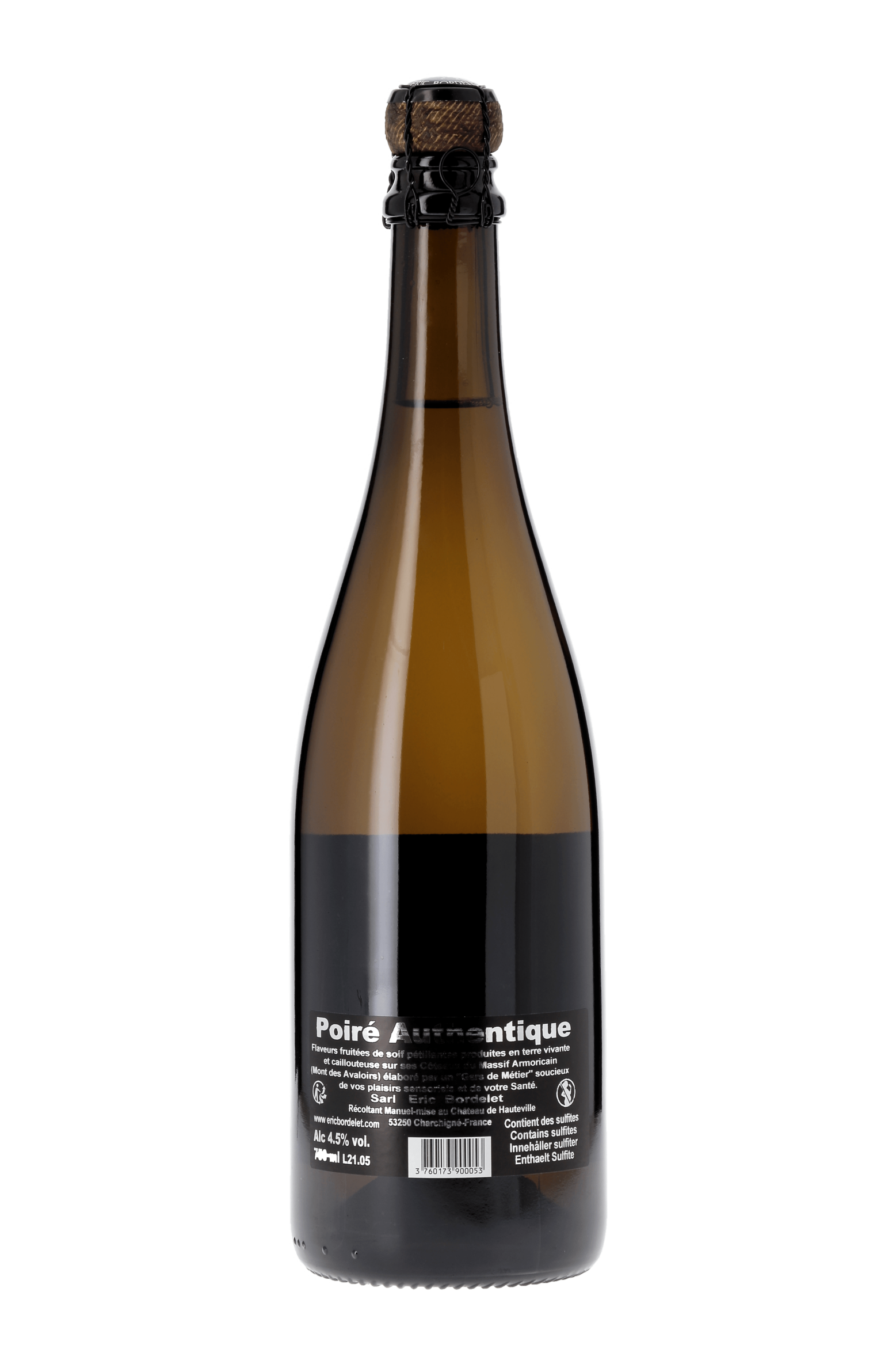 POIRÉ Authentique - Domaine Eric Bordelet - frontbs