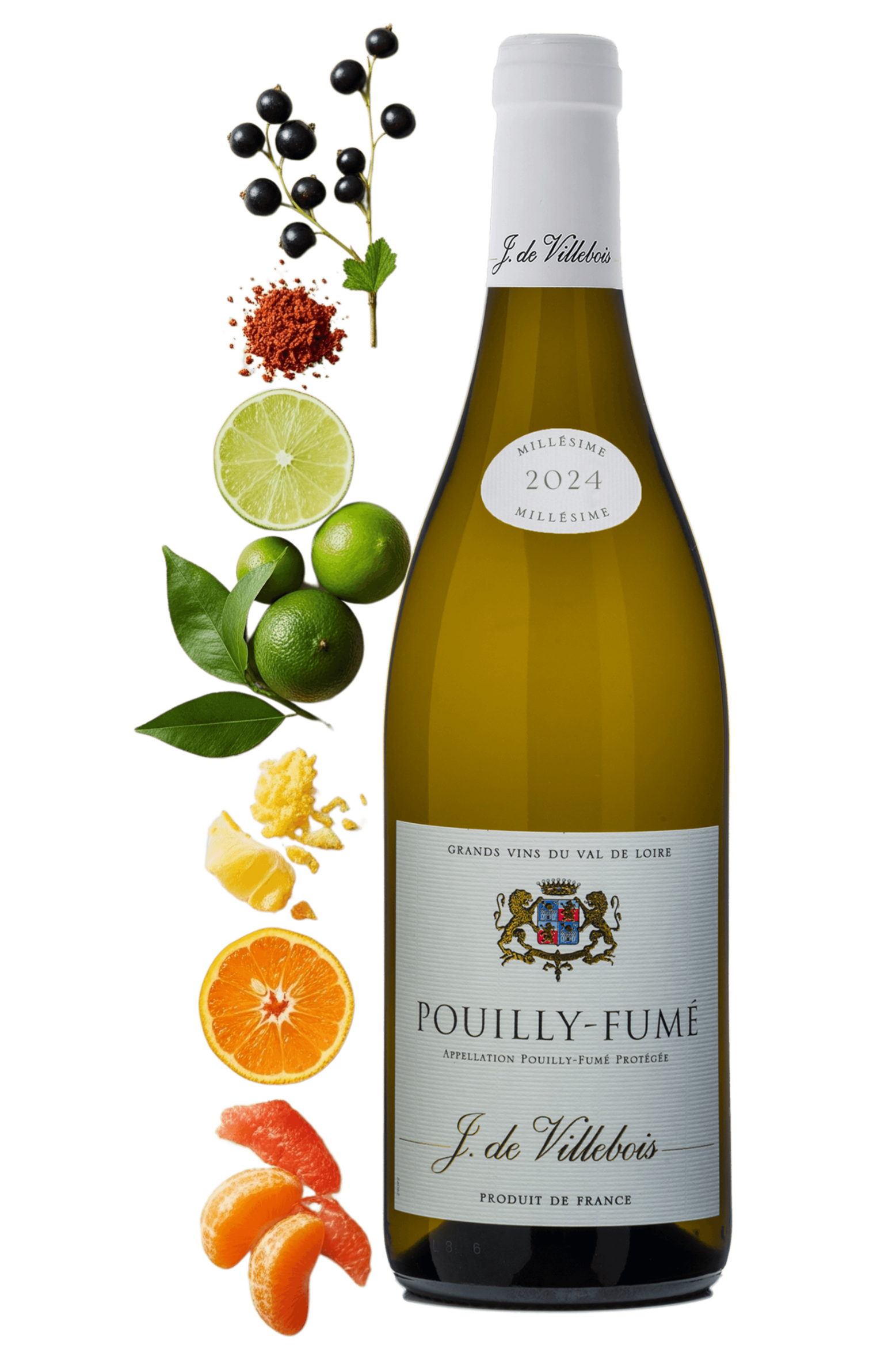 Pouilly-Fumé J. de Villebois 2024 - frontbs