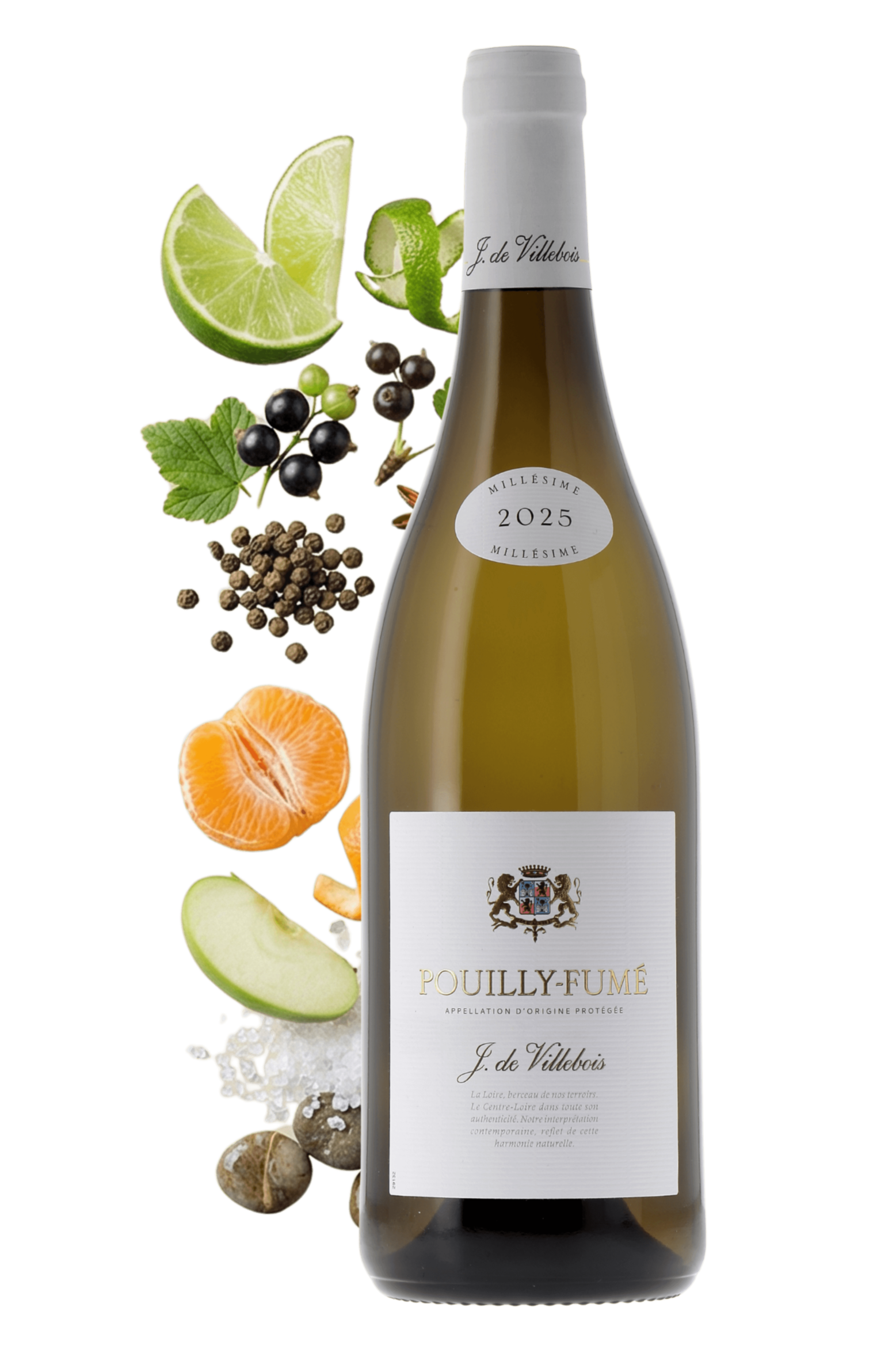 Pouilly-Fumé J. de Villebois 2025 - frontbs
