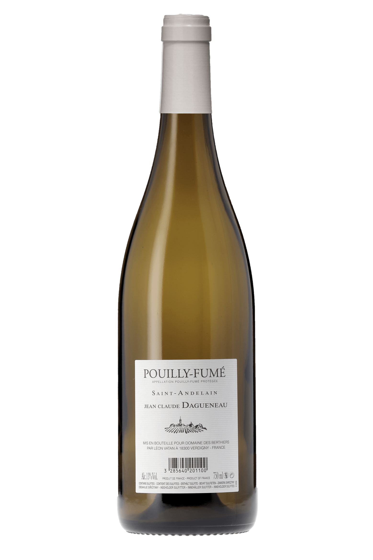 Pouilly-Fumé Saint Andelain Domaine des Berthiers 2024 - frontbs