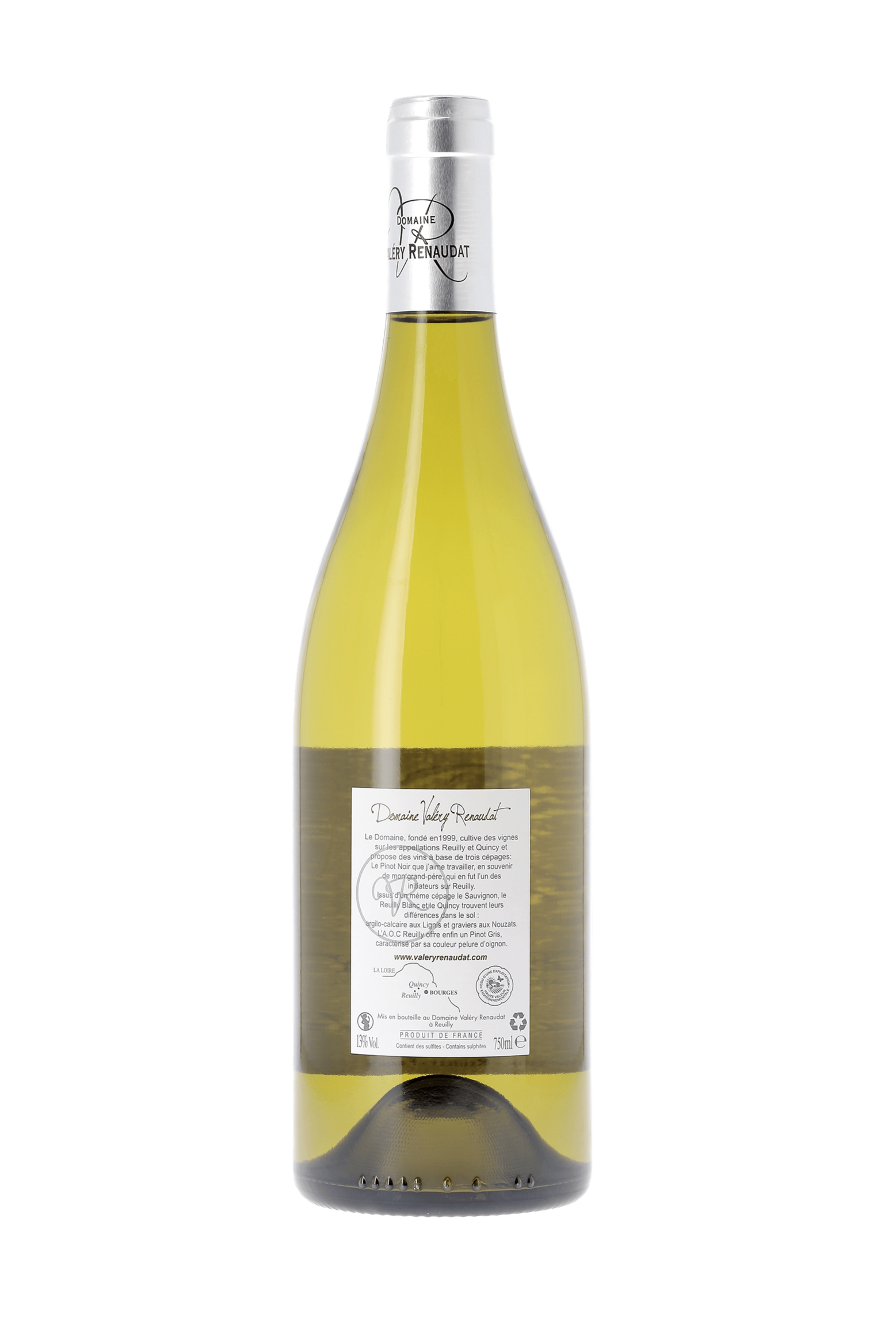 Reuilly Les Lignis Domaine Valery Renaudat 2021 - frontbs