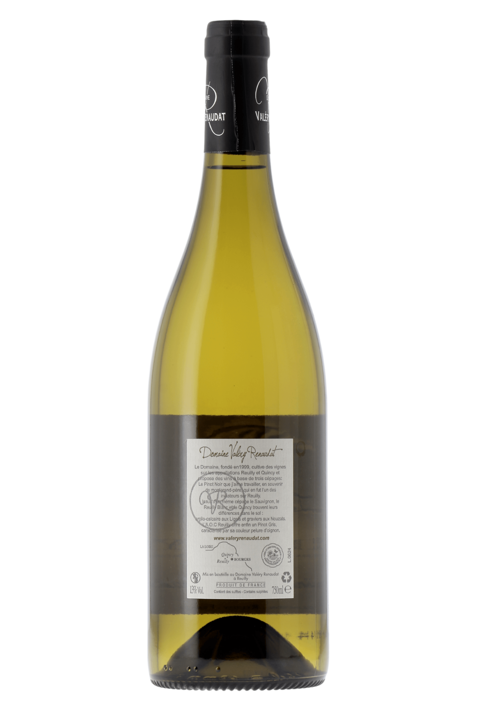 Reuilly Les Lignis Domaine Valery Renaudat 2023 - frontbs