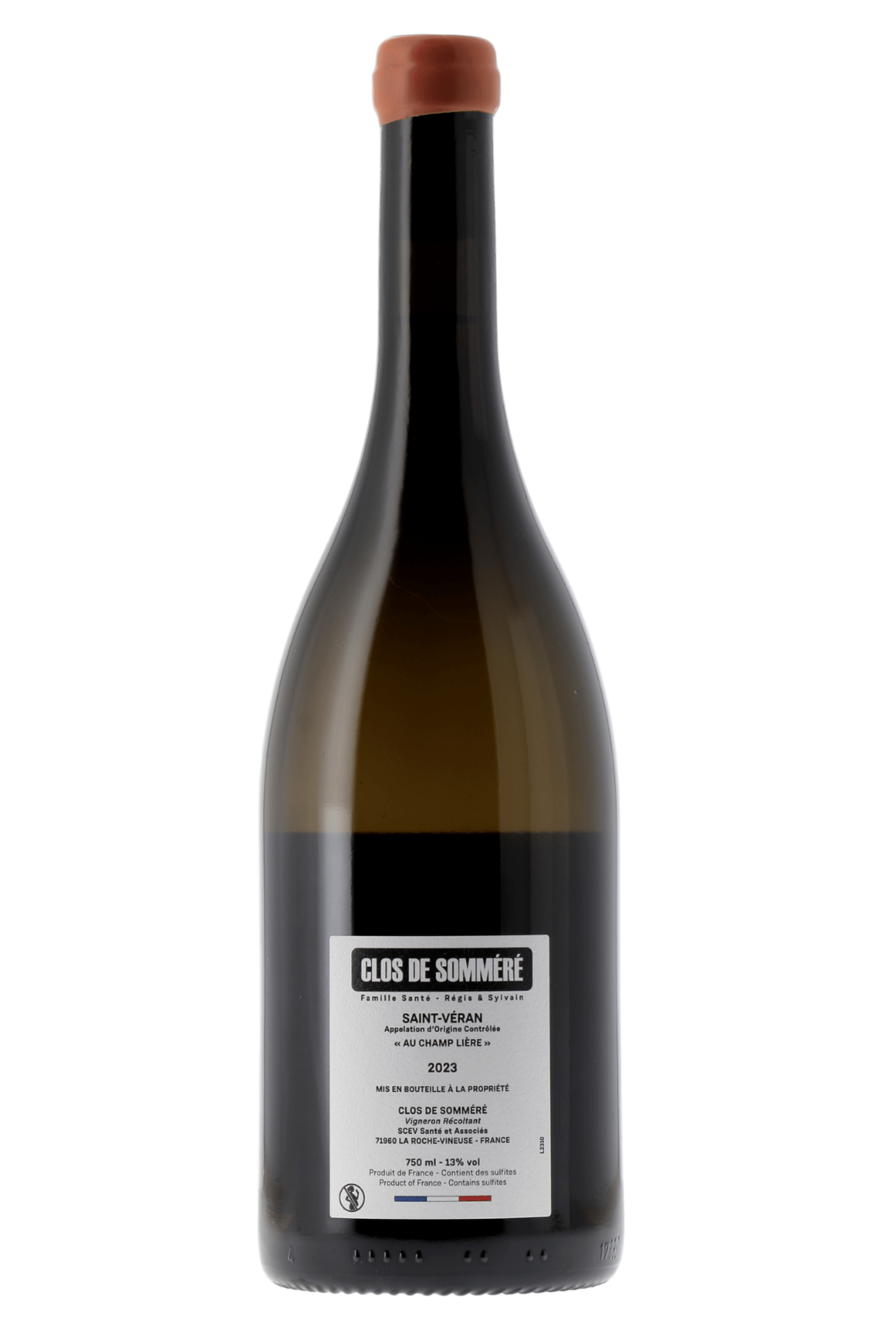 Saint-Véran Au Champ Lière Clos de Somméré 2023 - frontbs