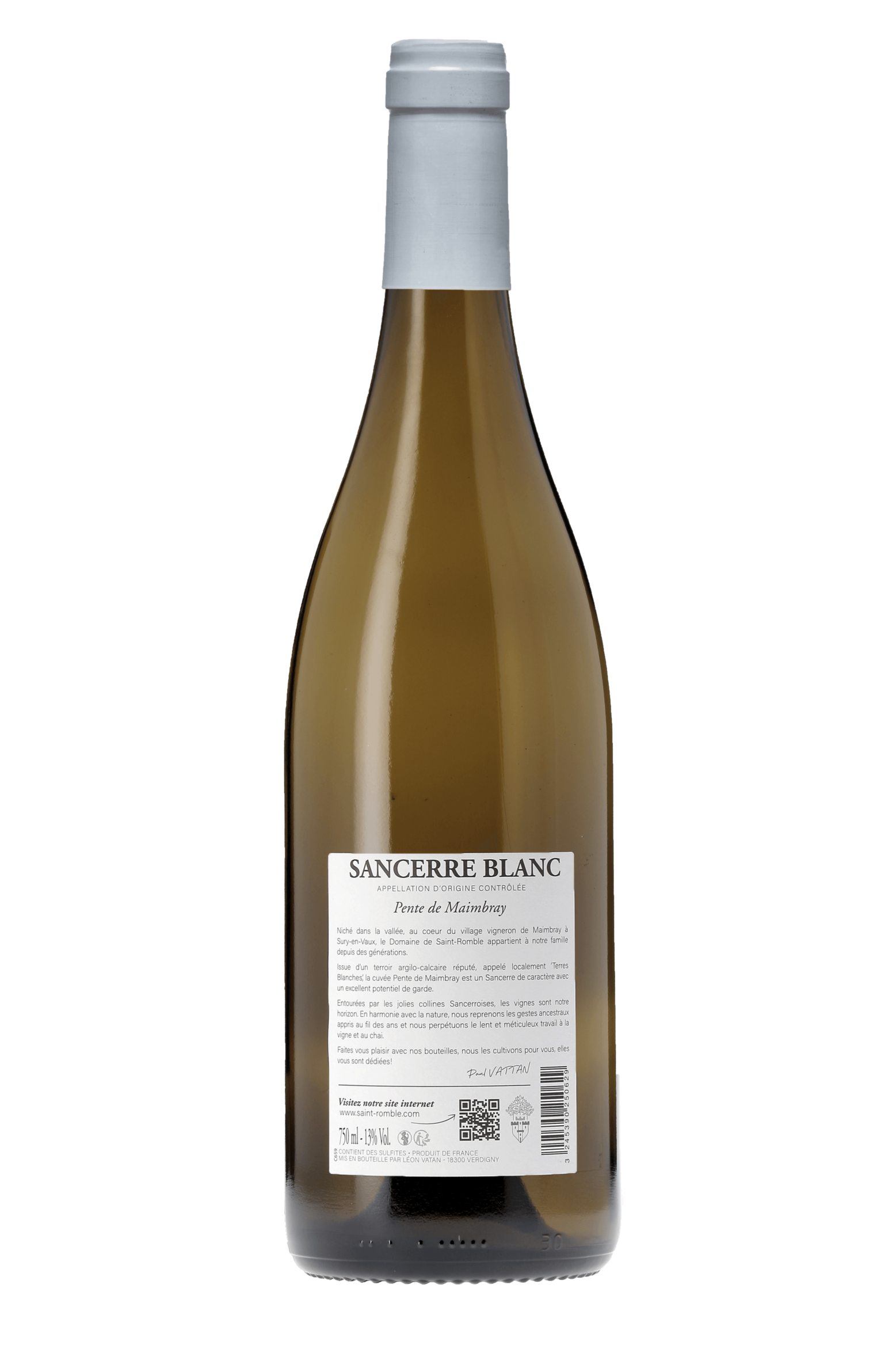Sancerre Pente de Maimbray Domaine St Romble 2022 - frontbs