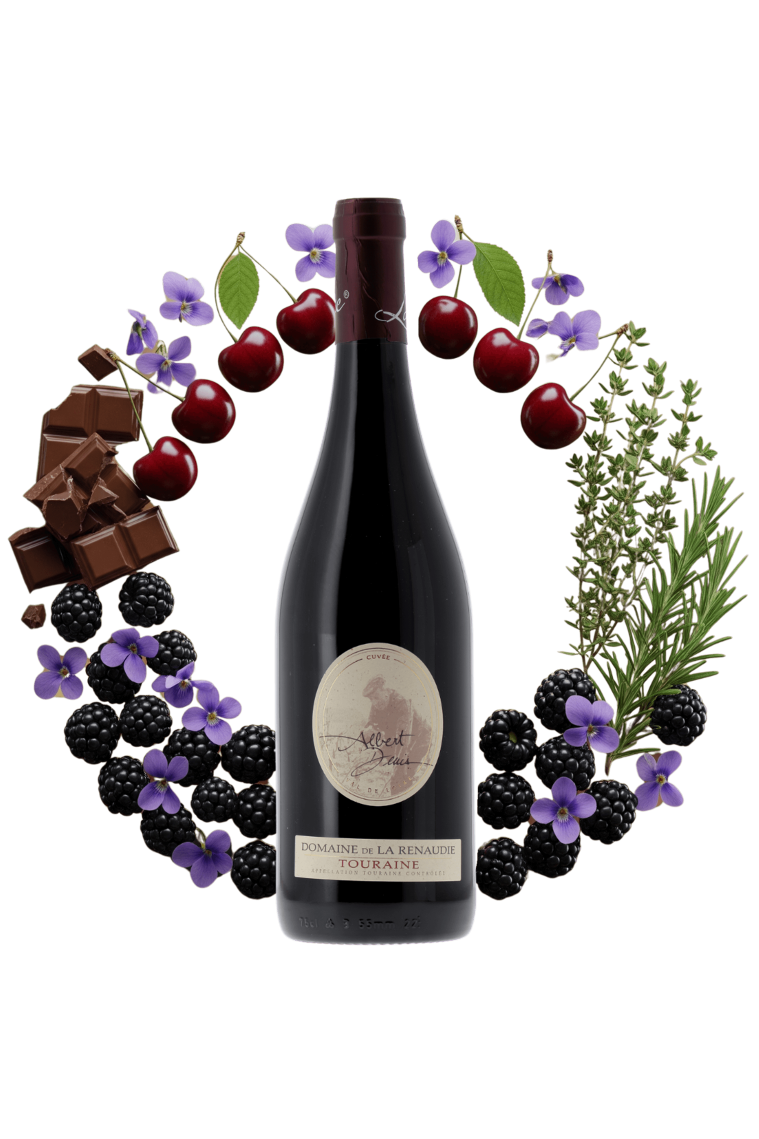 Touraine Cuvée Albert Denis Domaine De La Renaudie 2023 - frontbs