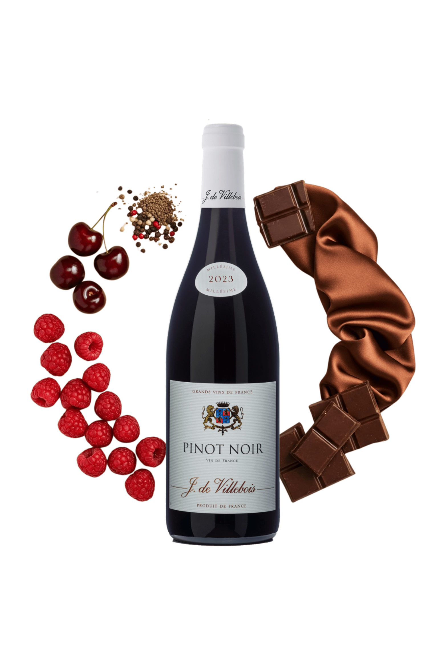 Vin de France J. de Villebois 2023 - frontbs
