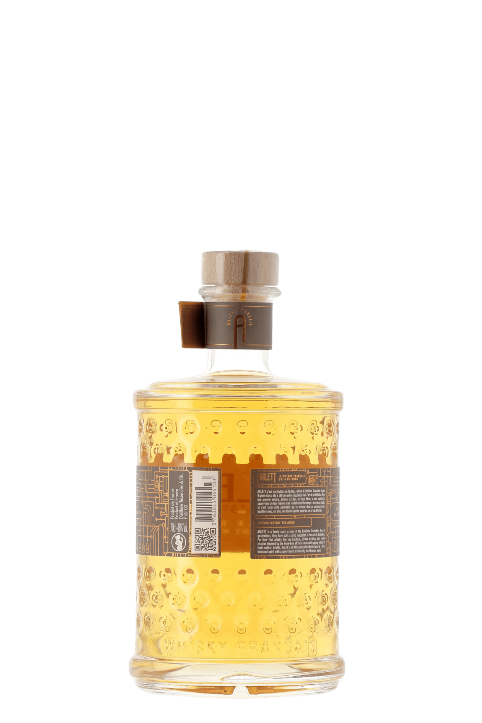 Whisky Arlett Single Malt Mizunara - Distillerie Tessendier & Fils - frontbs