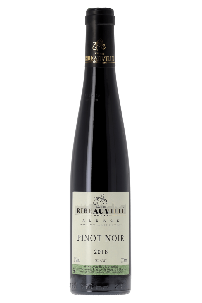 Alsace Pinot Noir Vendanges Manuelles Cave de Ribeauvillé 2018 37.5cl - frontbs