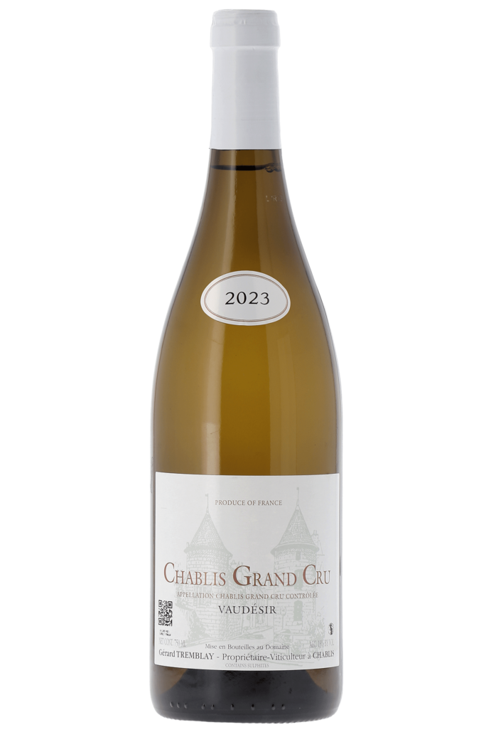 Chablis grand cru Vaudesir Domaine Gérard Tremblay 2023 - frontbs