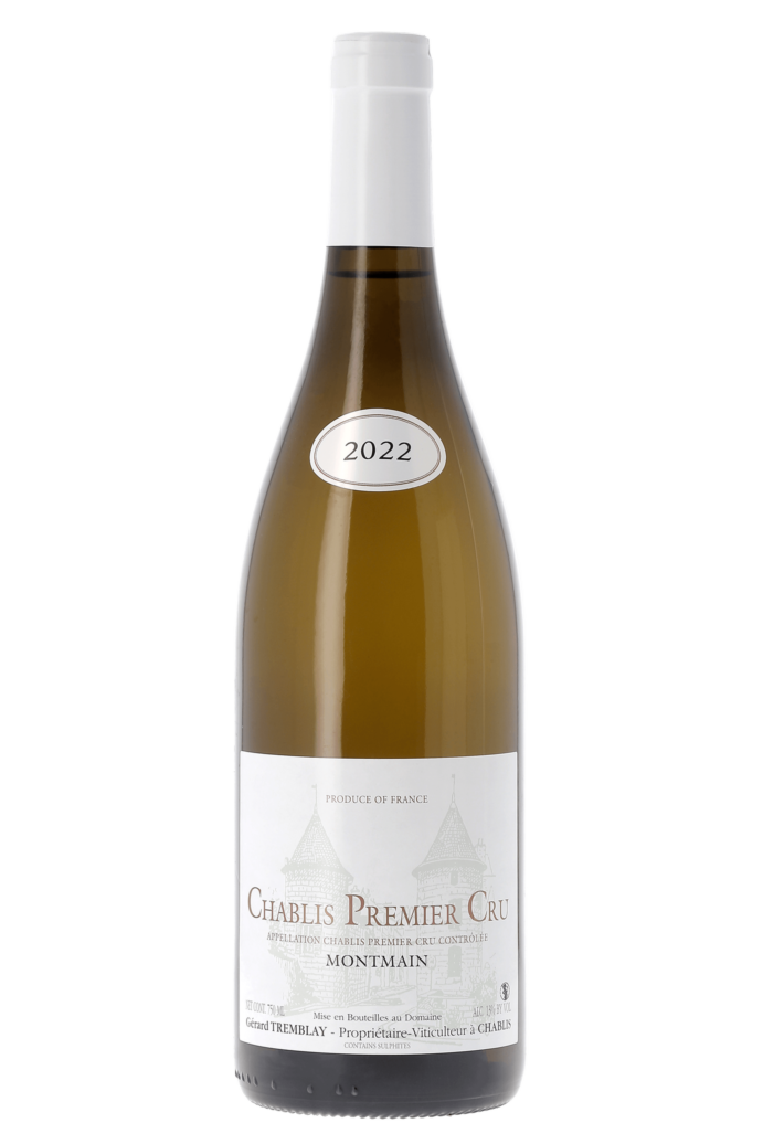 Chablis Premier Cru Montmain Domaine Gérard Tremblay 2022 - frontbs