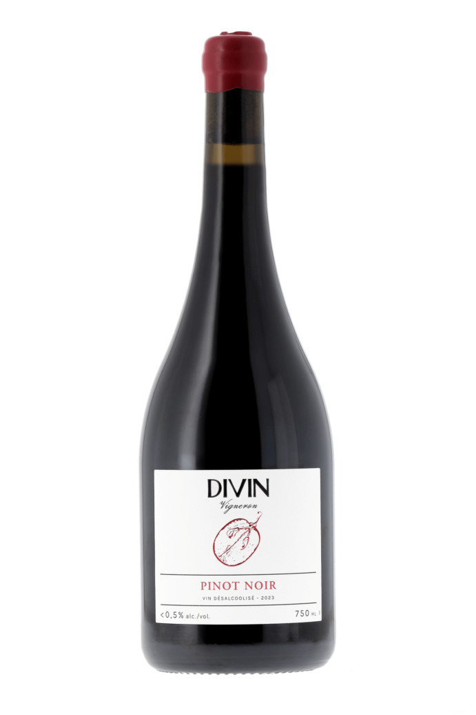 Divin Vigneron Pinot noir désalcoolisé Divin Nolow 2023 - frontbs
