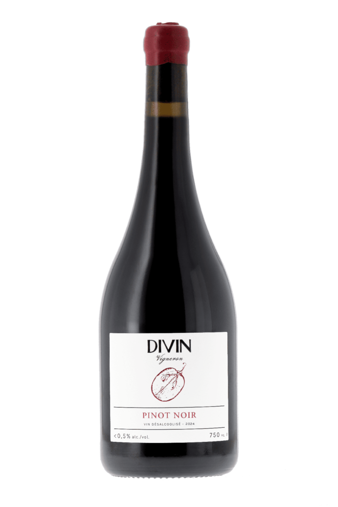 Divin Vigneron Pinot noir désalcoolisé Divin Nolow 2024 - frontbs