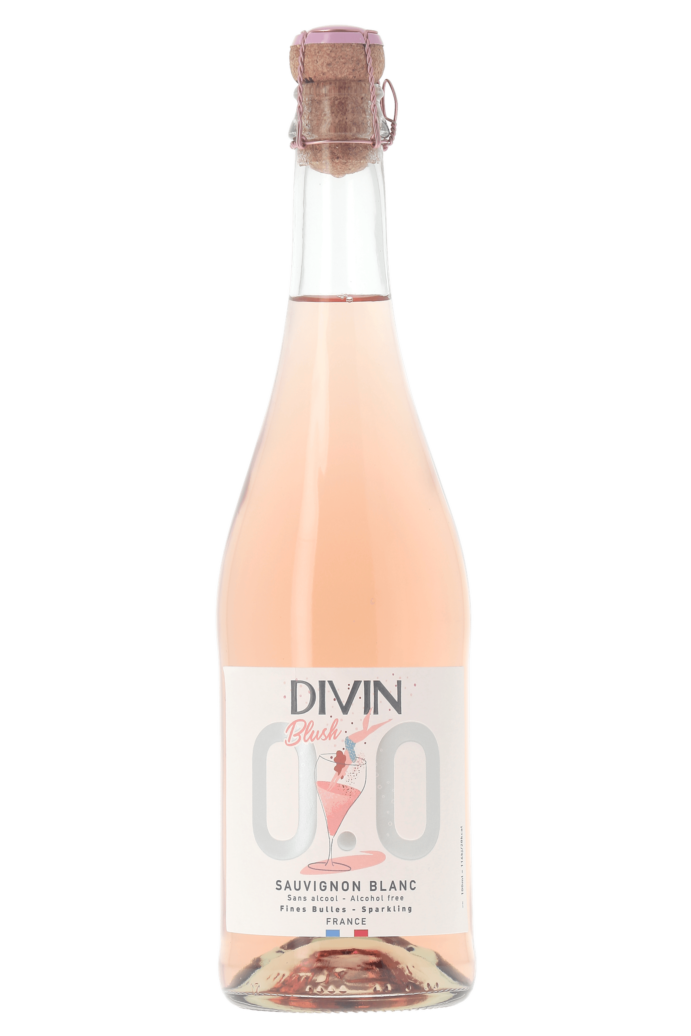 Sauvignon blanc 0.0 % Sparkling Blush - Divin - frontbs