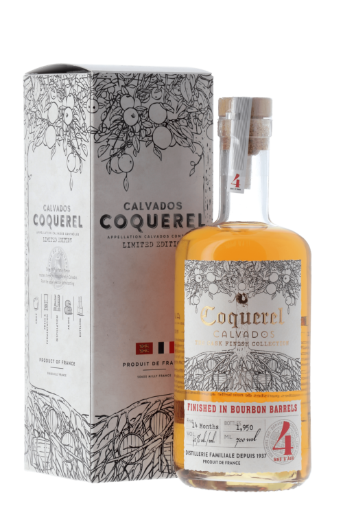 CALVADOS 4 ans Finition Bourbon - Domaine du Coquerel - frontbs