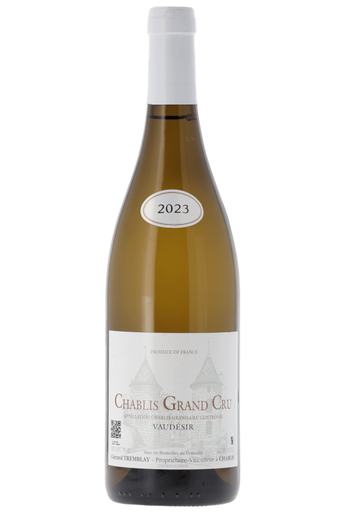 Chablis grand cru Vaudesir Domaine Gérard Tremblay 2023 - frontbs