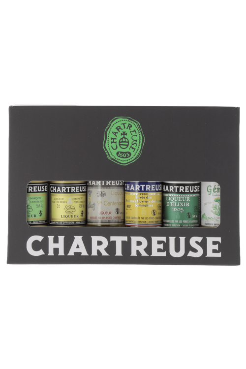 COFFRET 6 MINIATURES 3 CL - Chartreuse Diffusion - frontbs