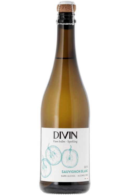 Sauvignon blanc 0.0 % Sparkling Blanc - Divin - frontbs