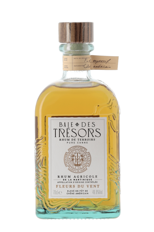Rhum Fleurs du vent Baie des trésors 70cl - frontbs