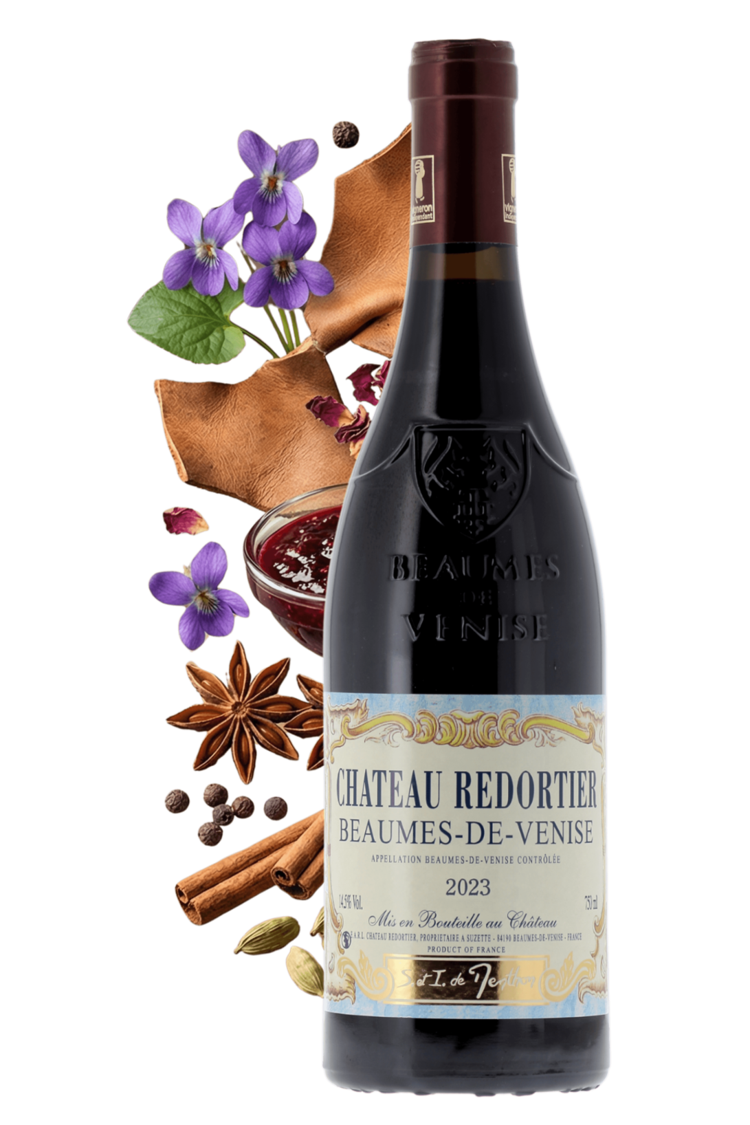 Beaumes de Venise Château Redortier 2023 - frontbs