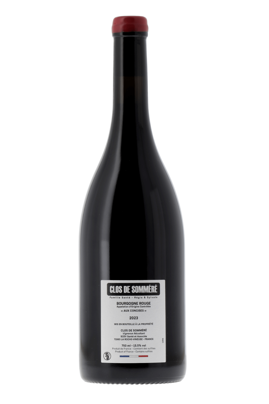 Bourgogne Aux Concises Clos de Somméré 2023 - frontbs