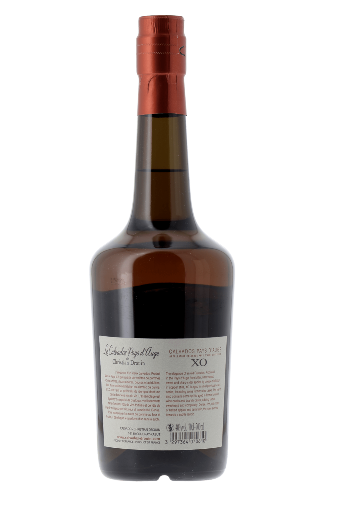 CALVADOS Pays d'Auge XO - Christian Drouin - frontbs