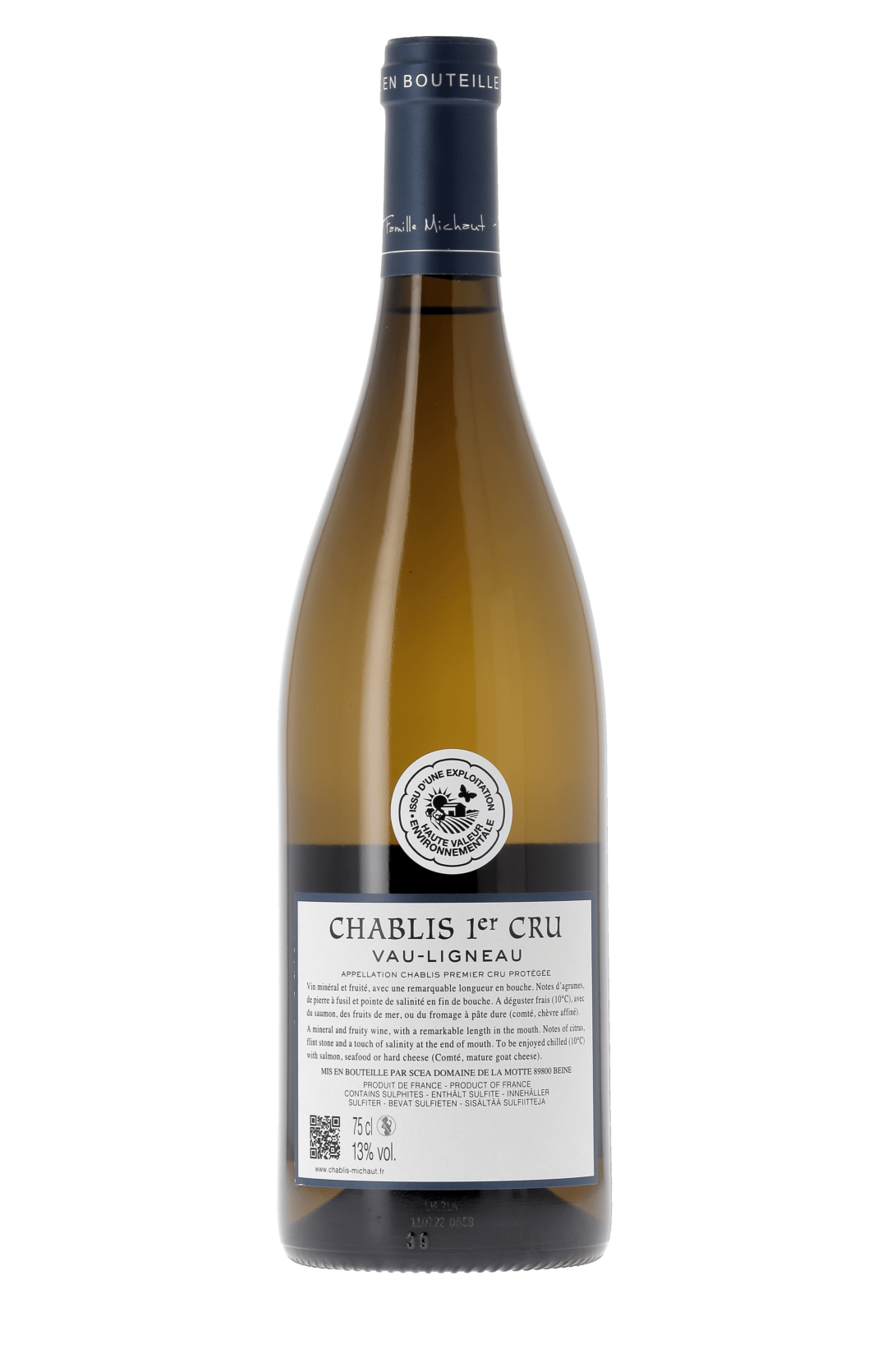 Chablis Premier Cru Vau-Ligneau Domaine de la Motte 2021 - frontbs