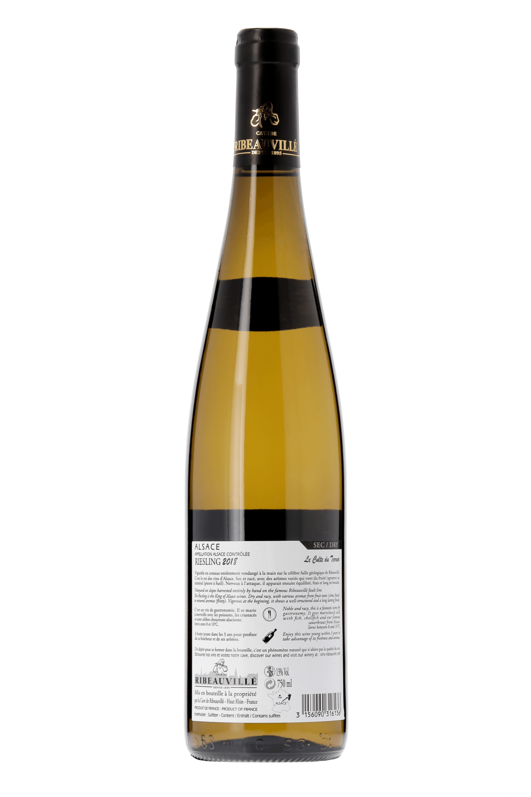 Champagne Blanc de Blancs Cave de Ribeauvillé 2018 - frontbs