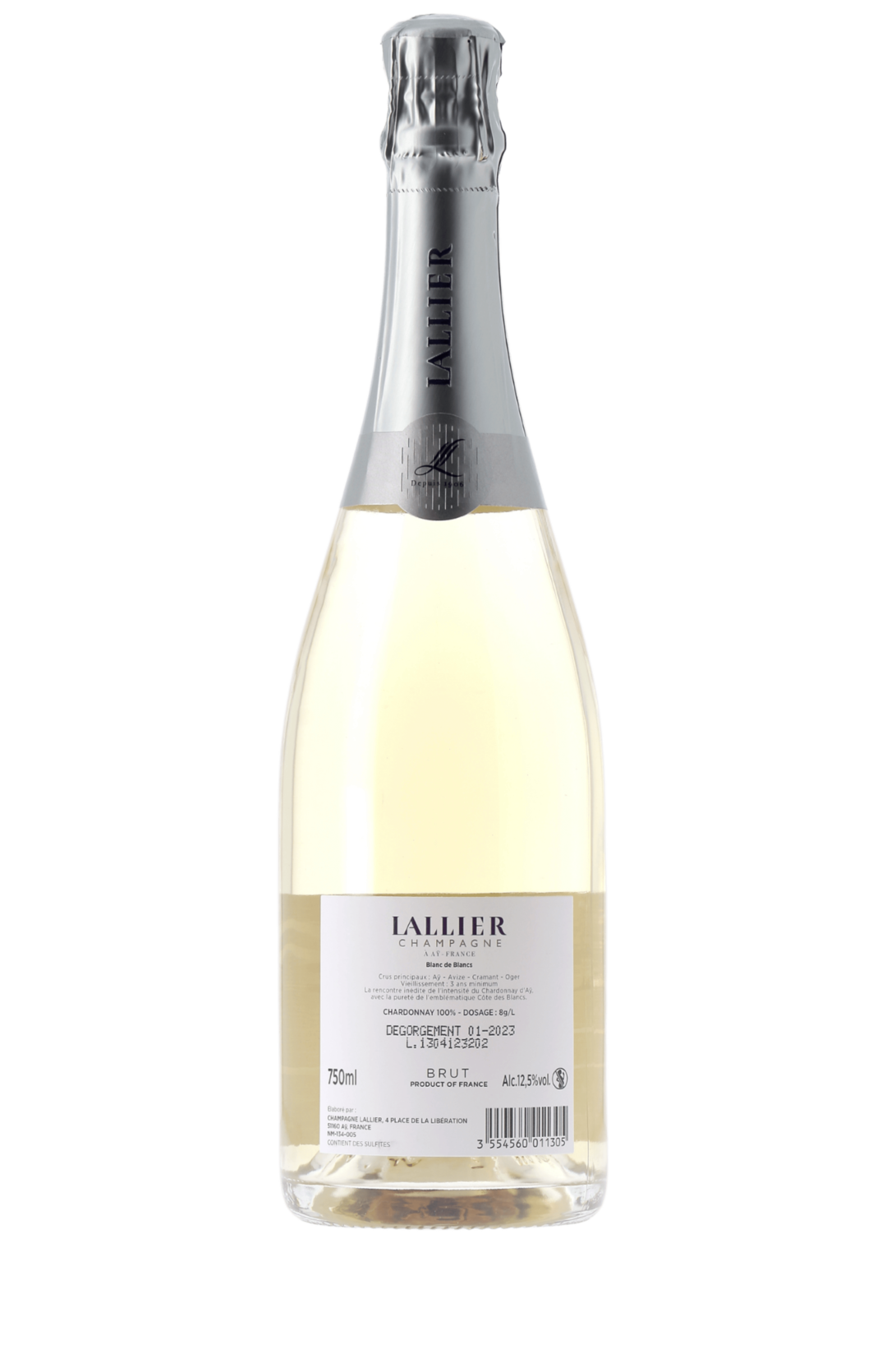 Champagne Blanc de Blancs Champagne Lallier NM - frontbs