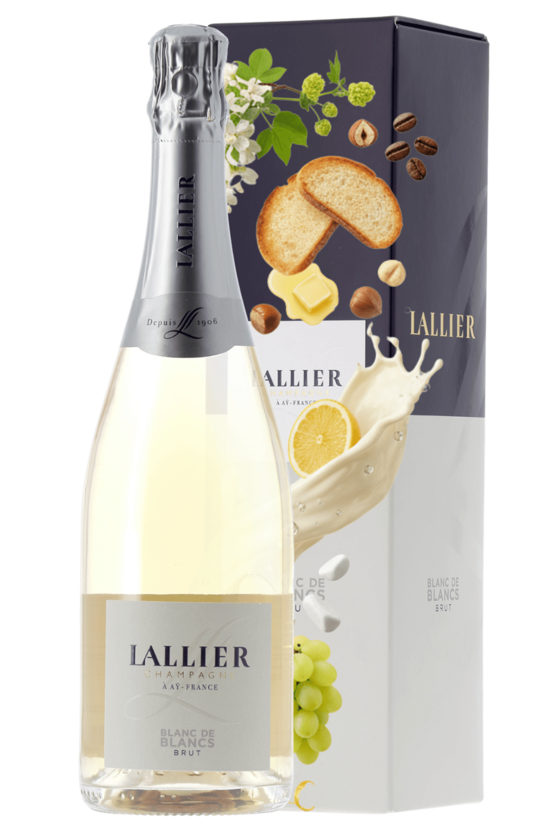 Champagne Blanc de Blancs Champagne Lallier NM - frontbs