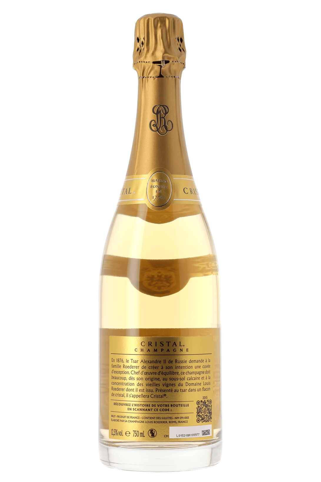 Champagne Cristal Champagne Louis Roederer 2015 - frontbs