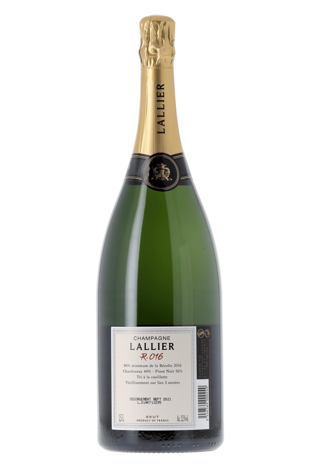 Champagne R016 Champagne Lallier 150cl - frontbs