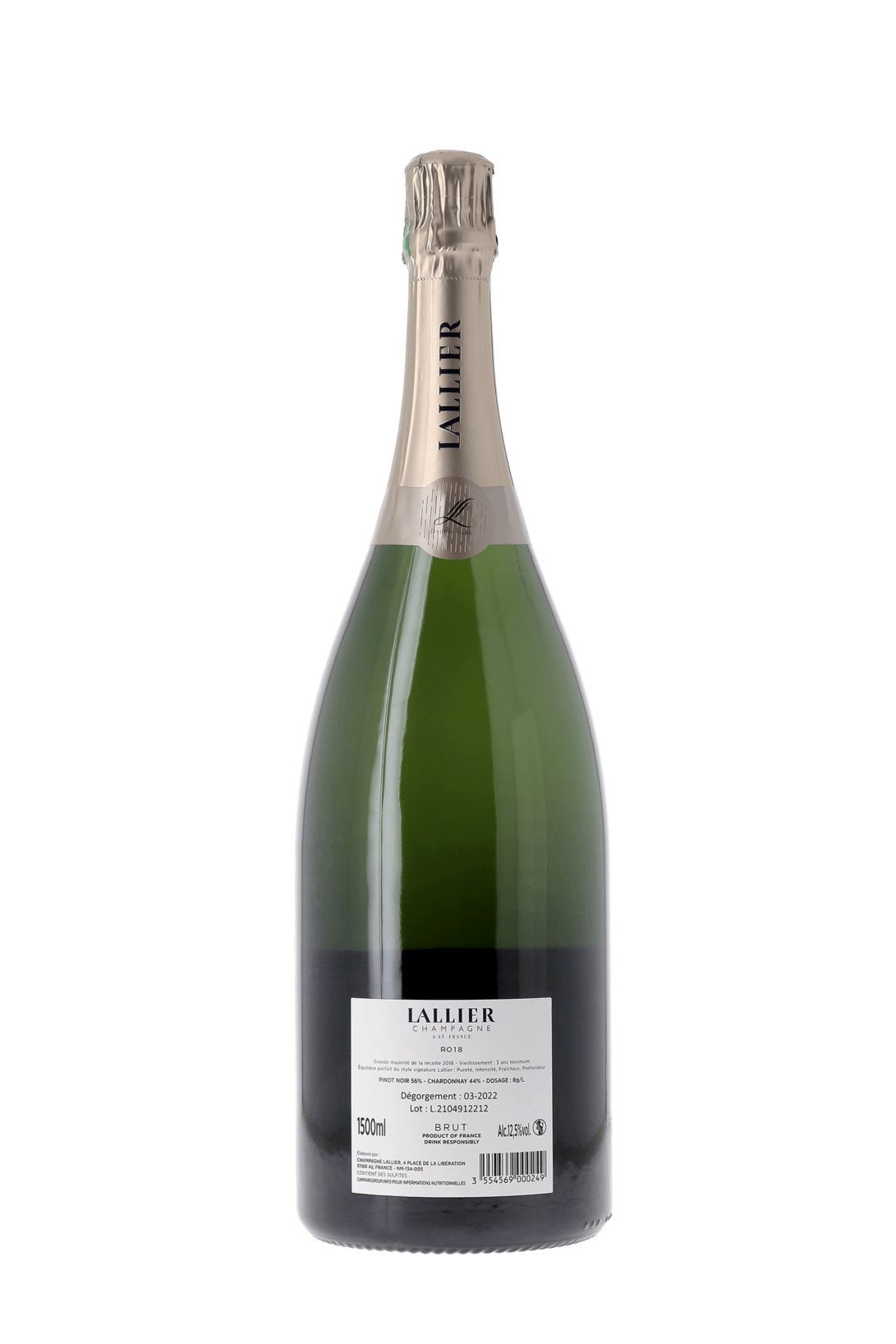 Champagne R018 Champagne Lallier 150cl - frontbs