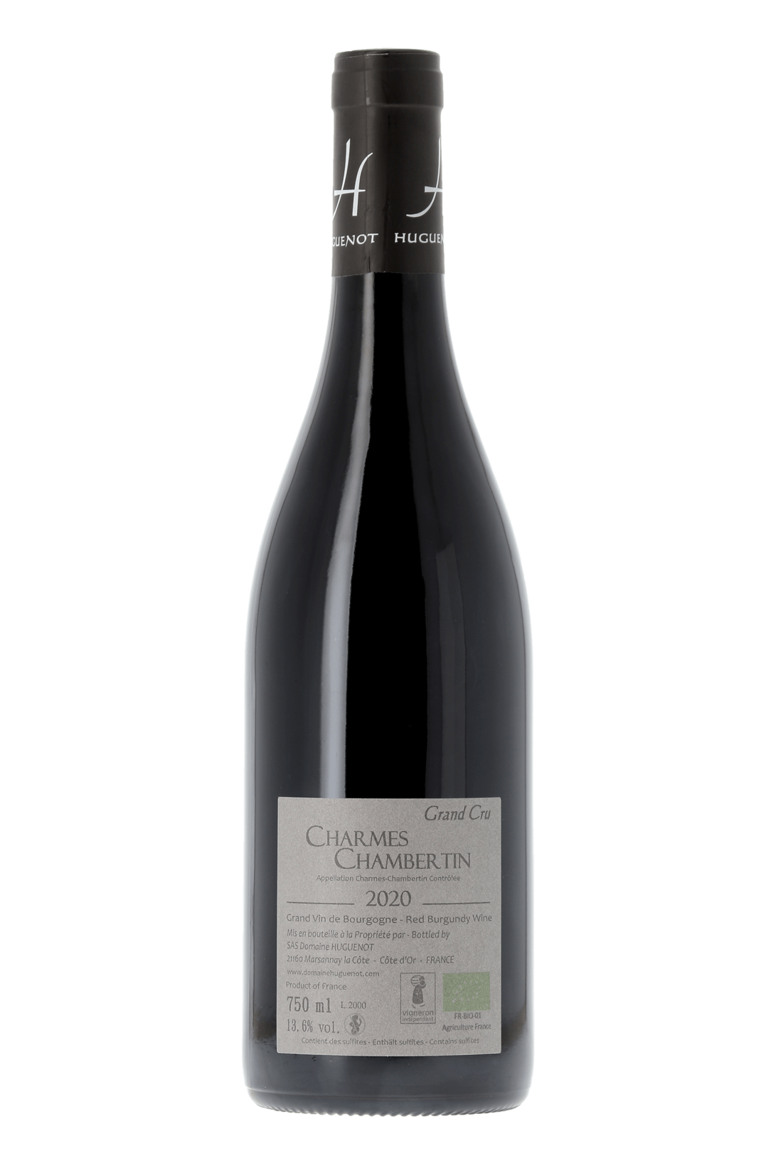 Charmes-Chambertin Grand Cru Domaine Huguenot 2020 - frontbs