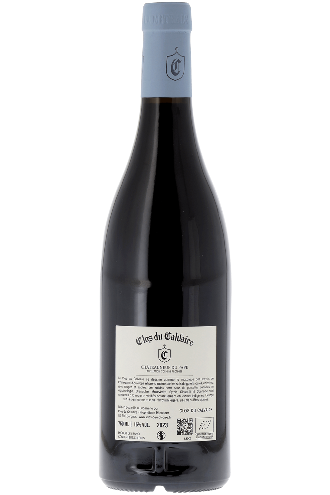 Châteauneuf-du-Pape Clos du Calvaire 2023 - frontbs