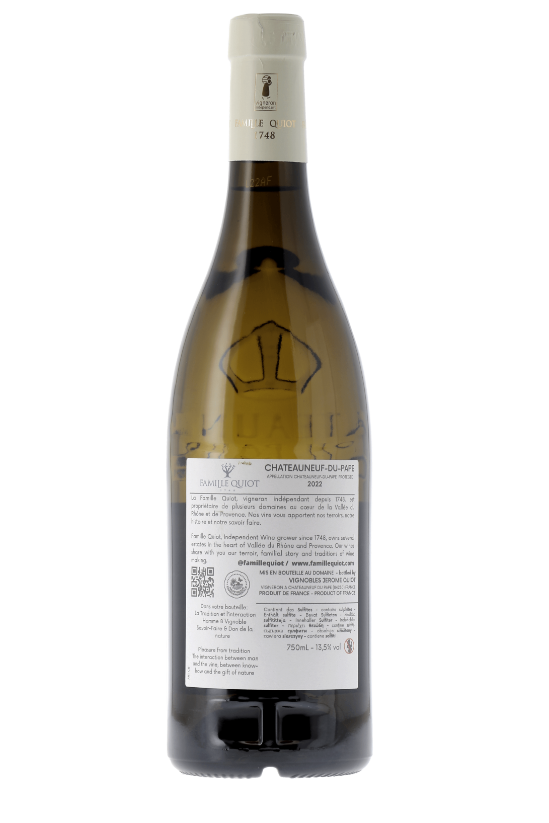 Châteauneuf-du-Pape Domaine du Vieux Lazaret 2022 - frontbs