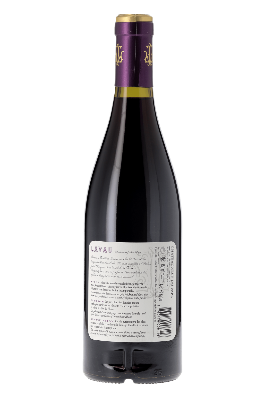 Châteauneuf-du-Pape Maison Lavau 2020 - frontbs