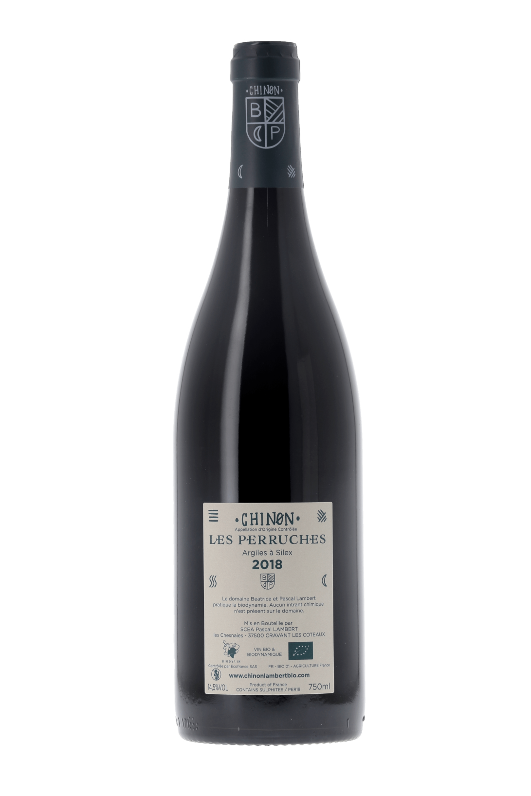 Chinon Les Perruches Domaine Lambert 2018 - frontbs