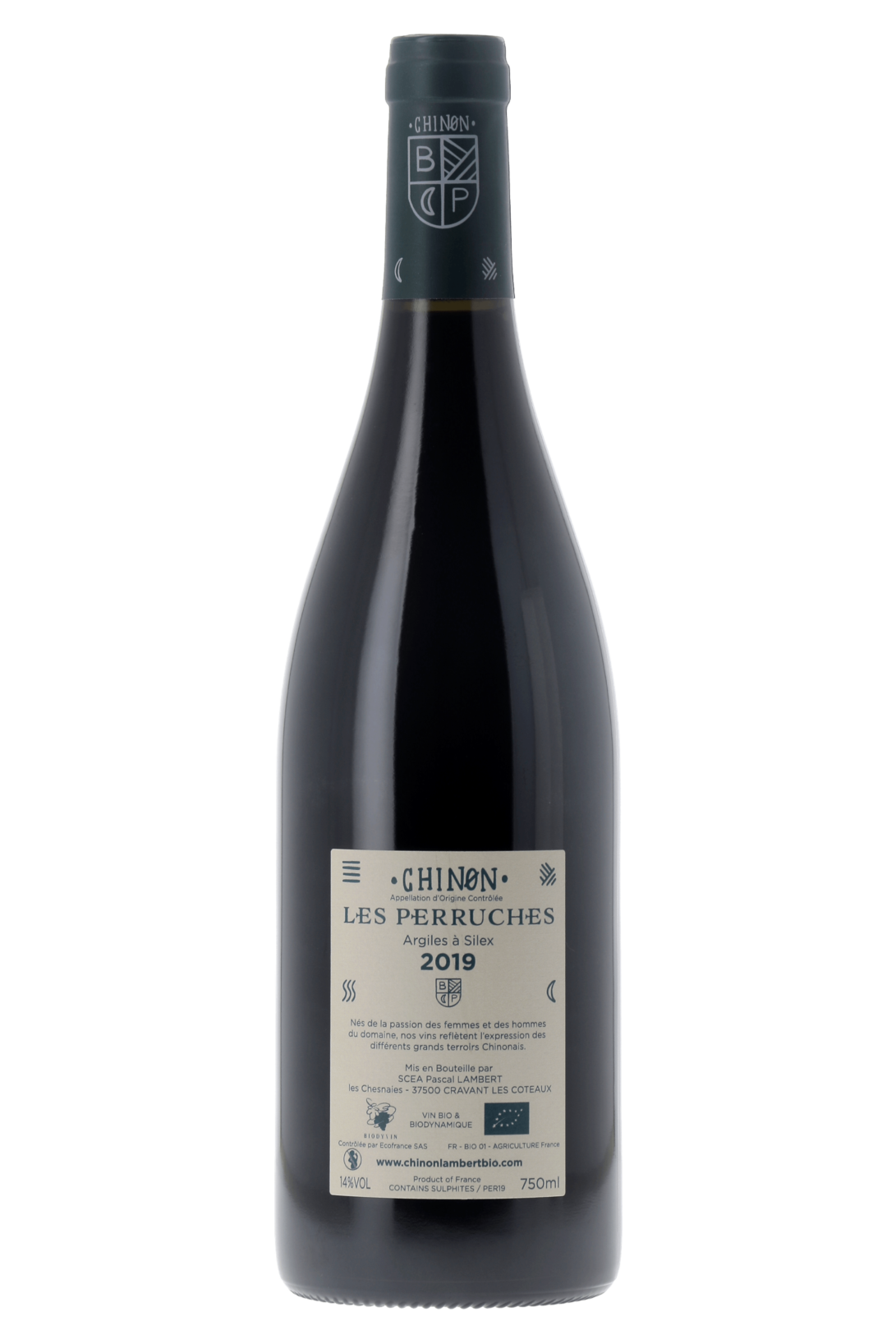 Chinon Les Perruches Domaine Lambert 2019 - frontbs