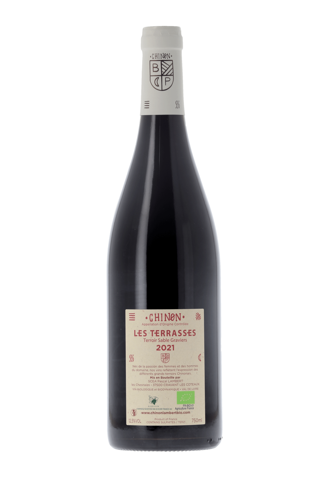 Chinon Les Terrasses Domaine Lambert 2021 - frontbs