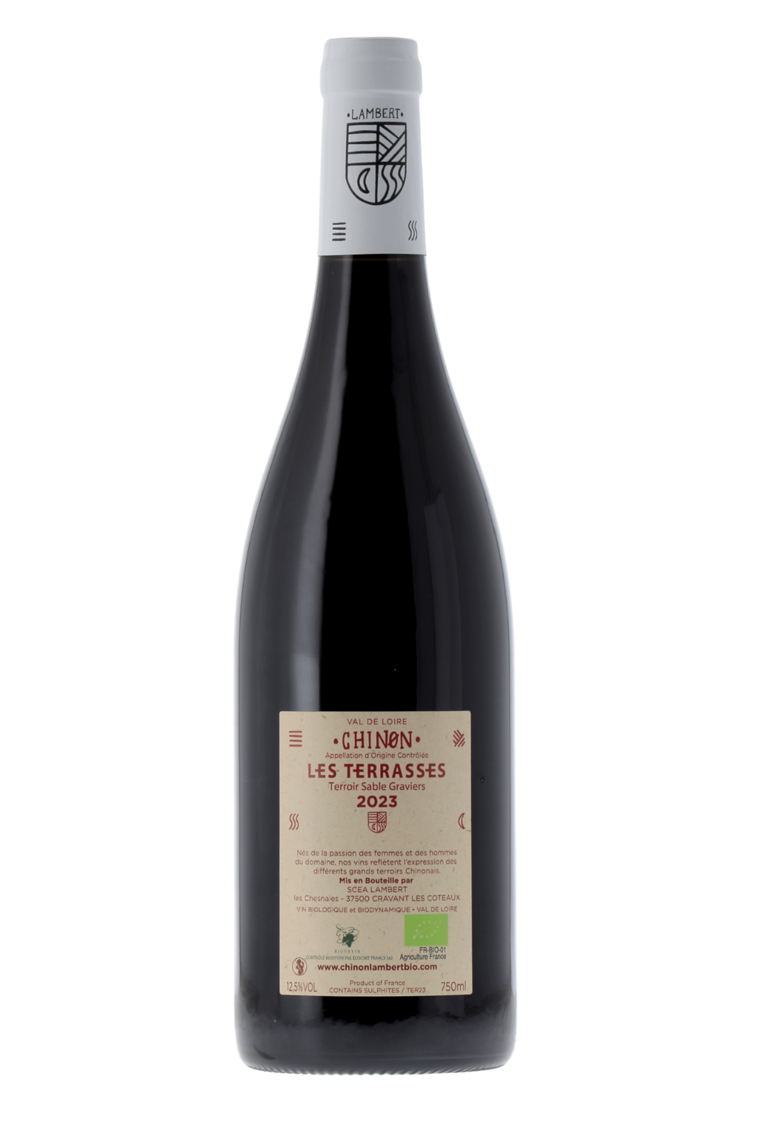 Chinon Les Terrasses Domaine Lambert 2023 - frontbs