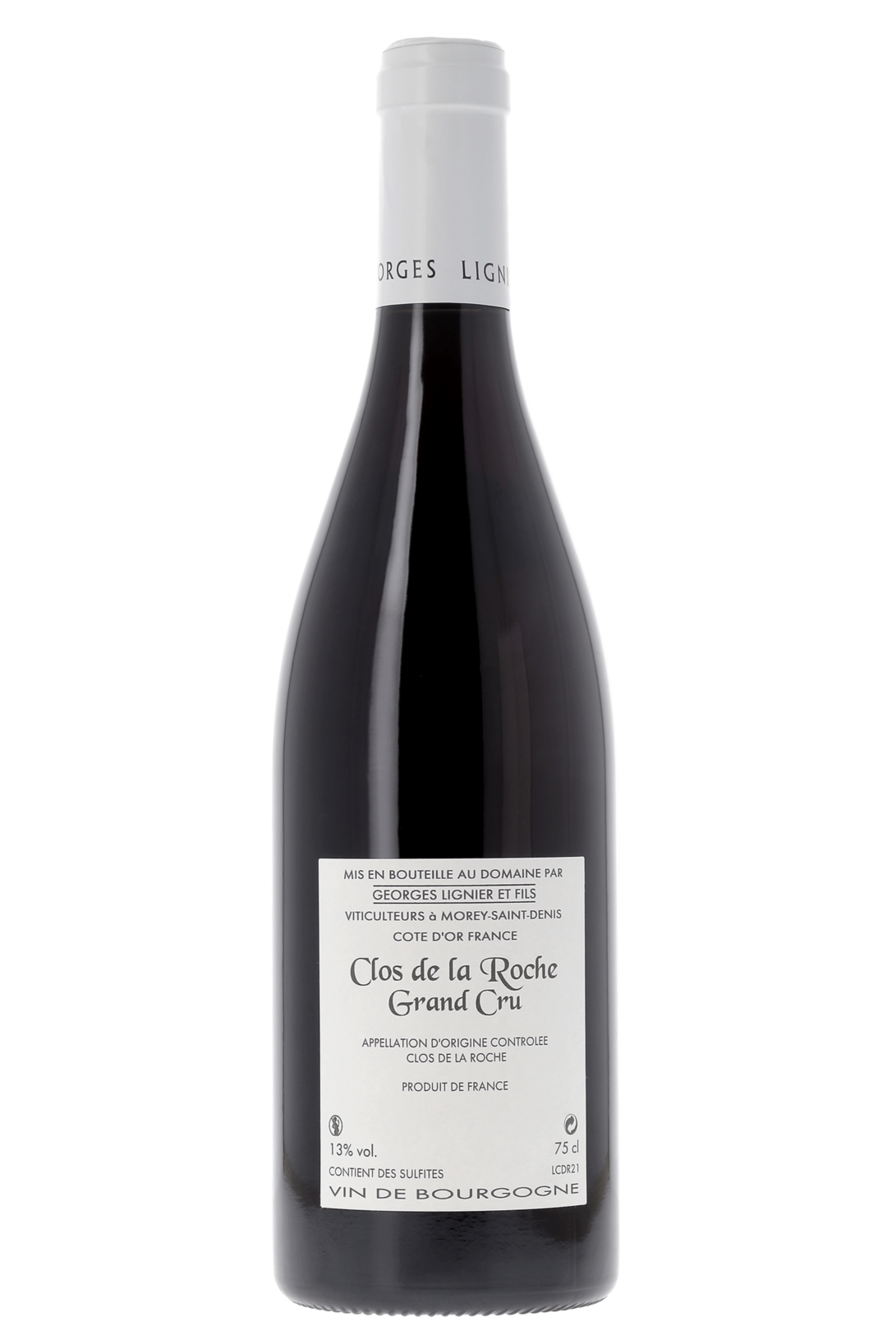Clos de la Roche Grand Cru Domaine Georges Lignier & Fils 2021 - frontbs