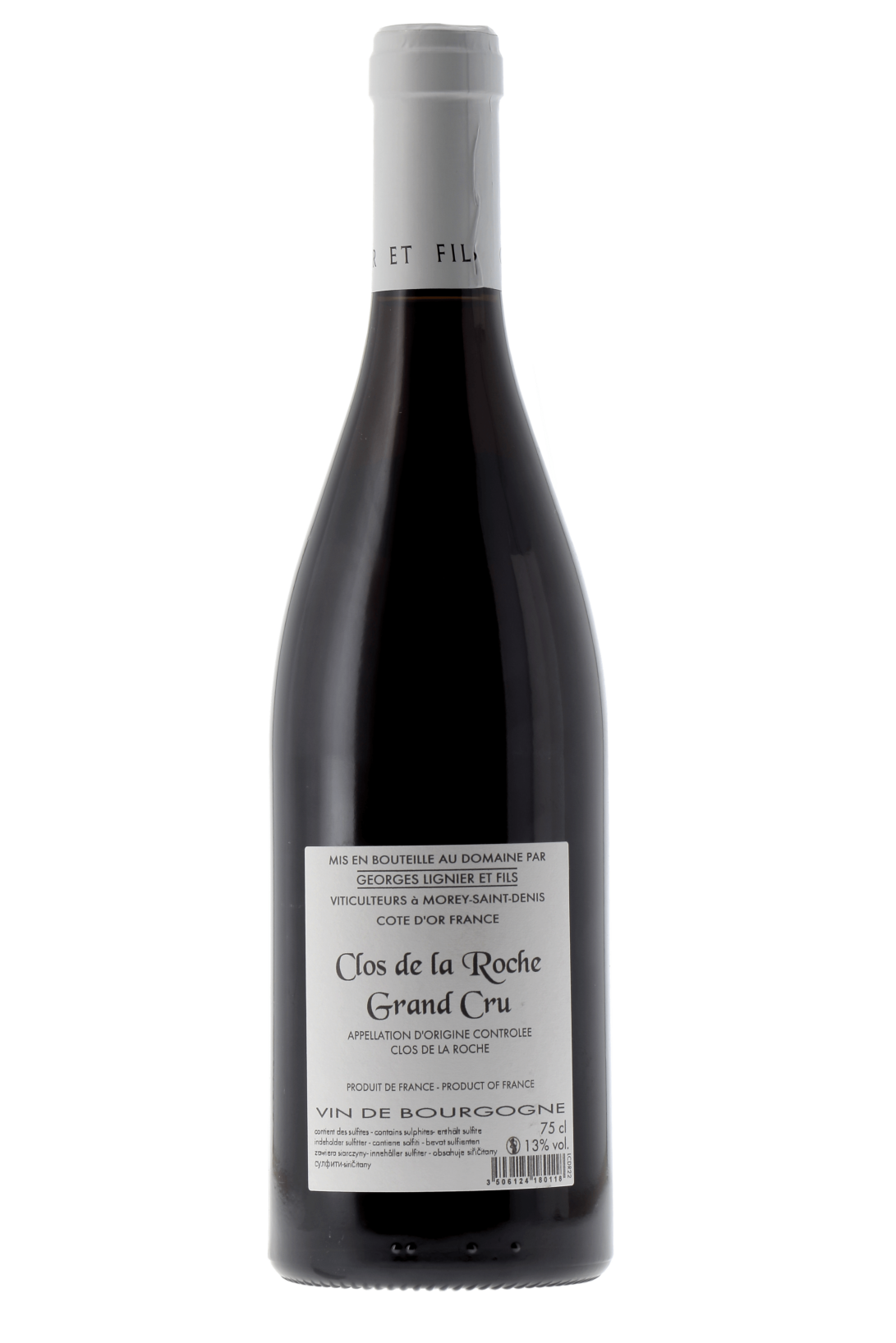 Clos de la Roche Grand Cru Domaine Georges Lignier & Fils 2022 - frontbs