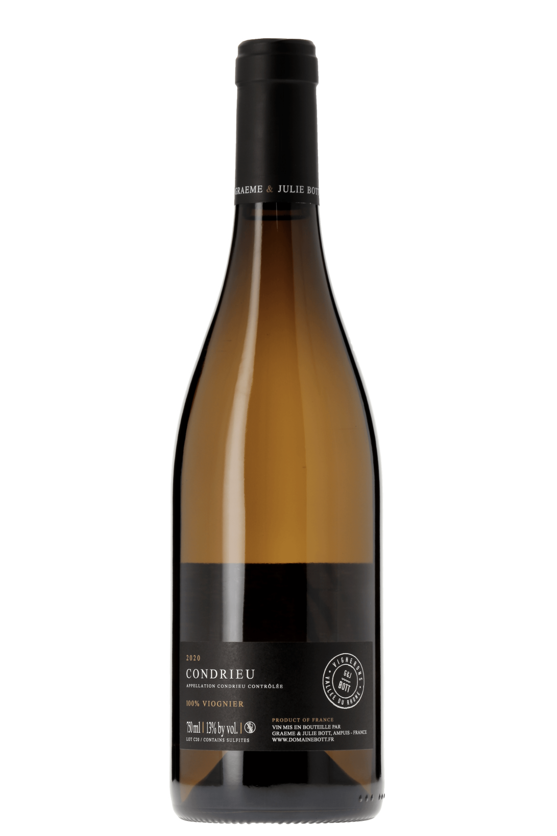 Condrieu Domaine Graeme & Julie Bott 2020 - frontbs