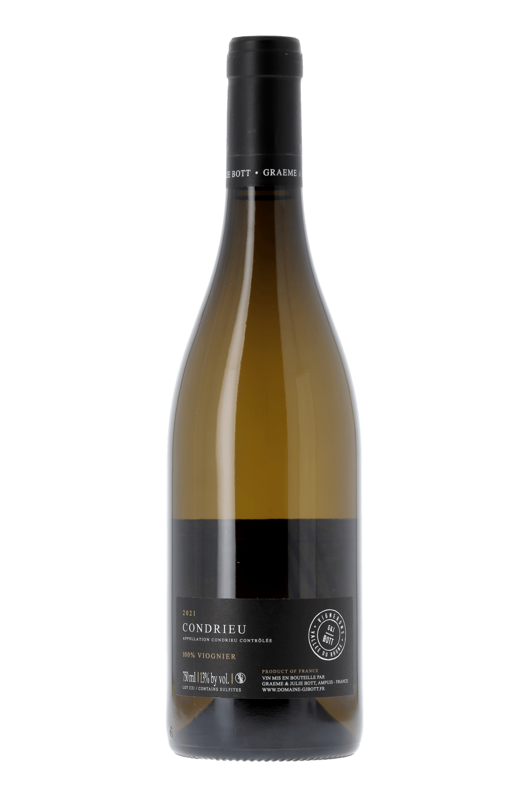 Condrieu Domaine Graeme & Julie Bott 2021 - frontbs