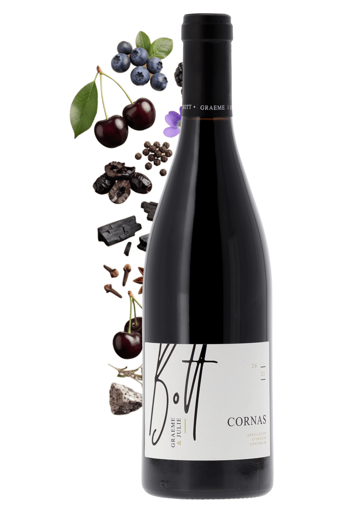 Cornas Domaine Graeme & Julie Bott 2022 - frontbs