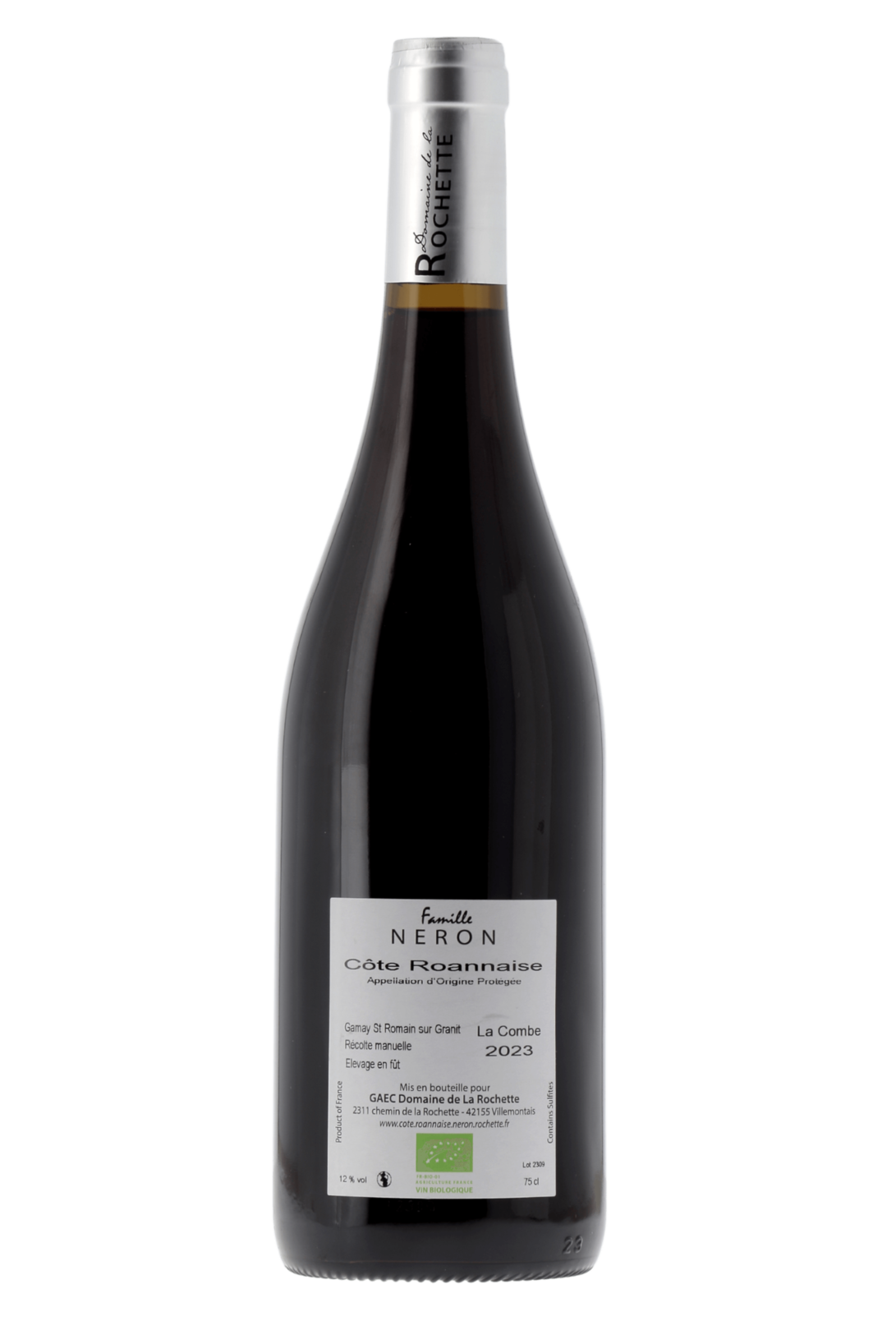 Côte Roannaise La Combe Domaine de la Rochette 2023 - frontbs