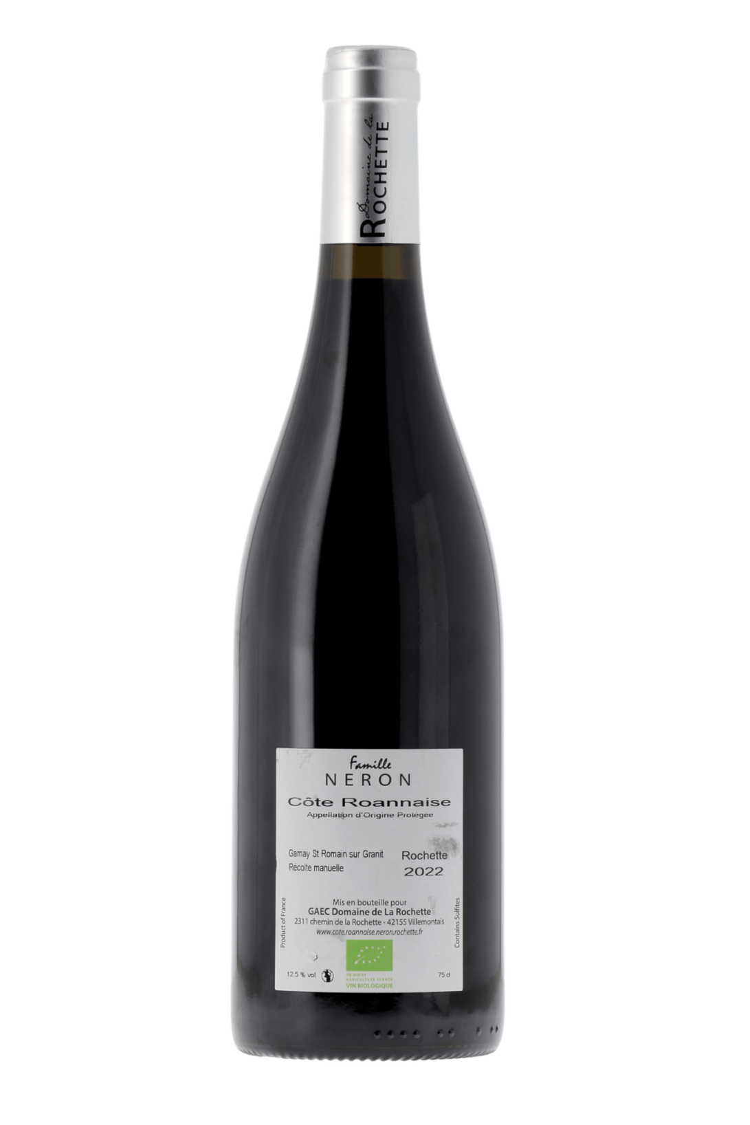 Côte Roannaise La Rochette Domaine de la Rochette 2022 - frontbs