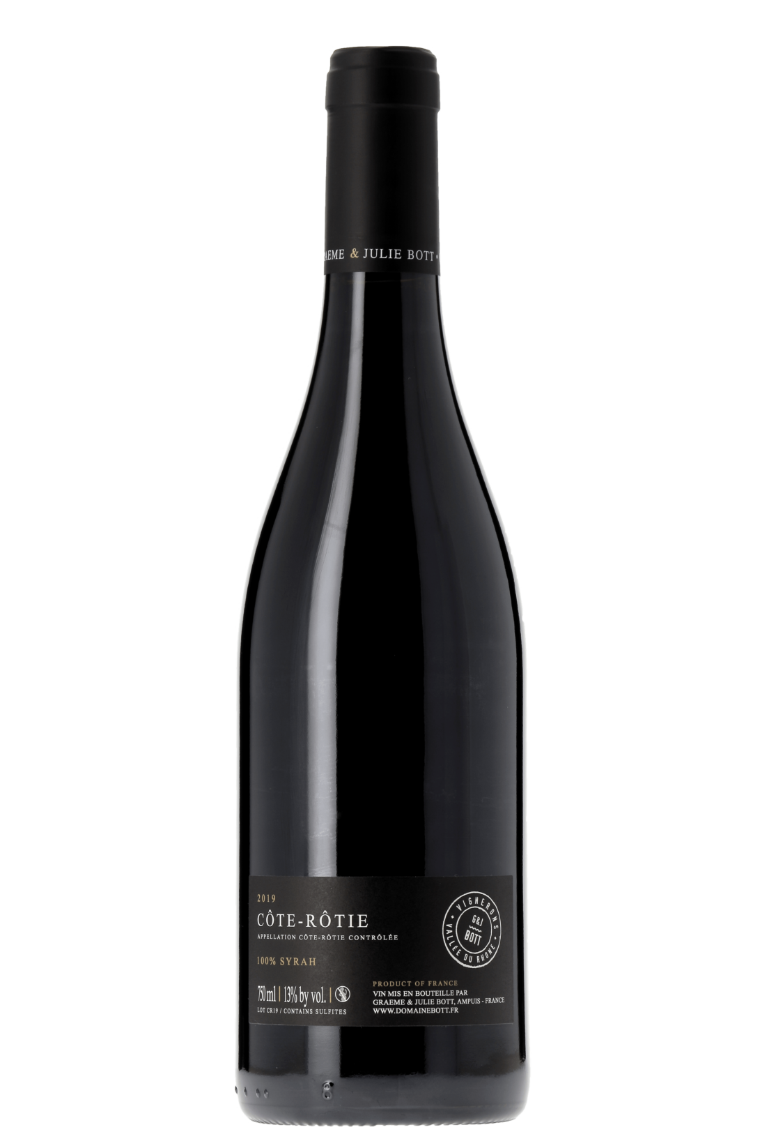 Côte Rôtie Domaine Graeme & Julie Bott 2019 - frontbs