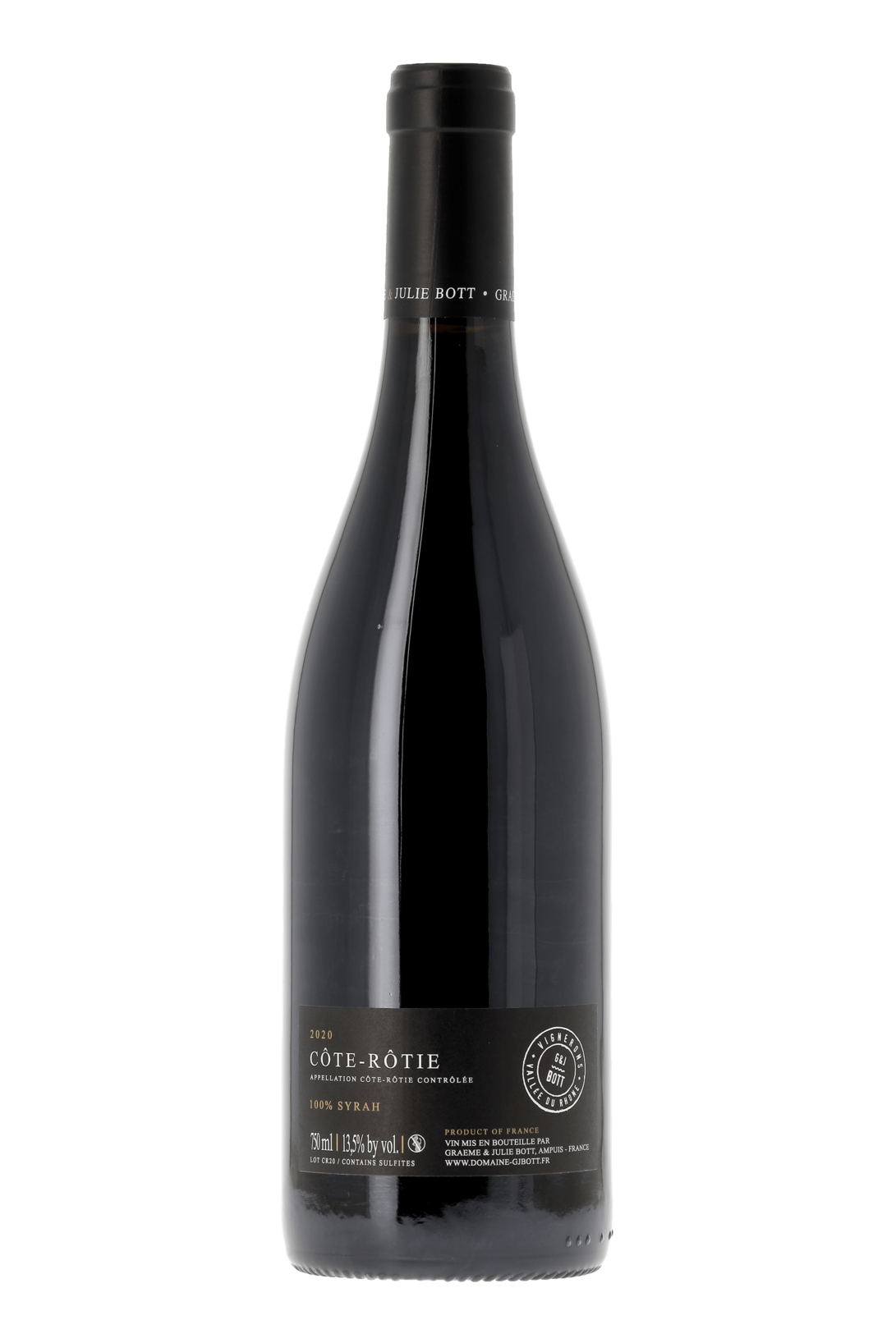 Côte Rôtie Domaine Graeme & Julie Bott 2020 - frontbs
