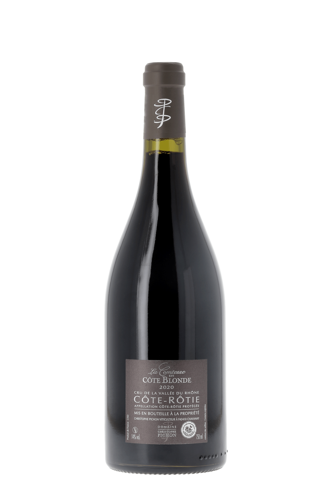 Côte Rôtie La Comtesse en Côte Blonde Domaine Christophe Pichon 2020 - frontbs